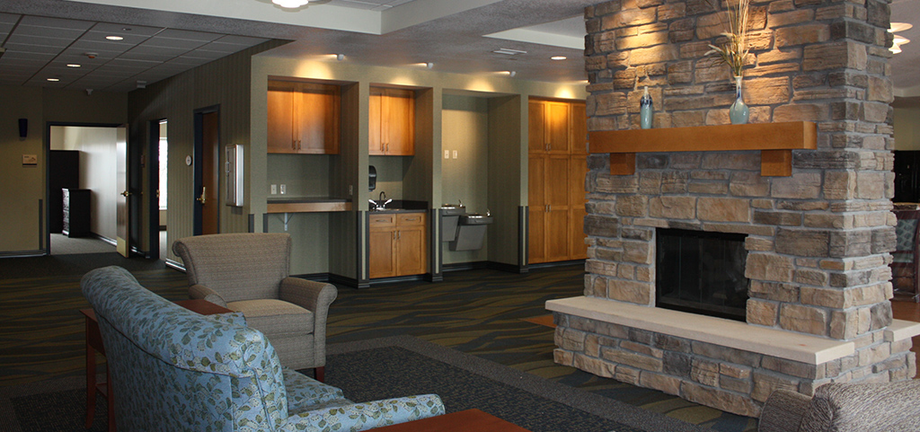 Living area in the Birch Lake Household